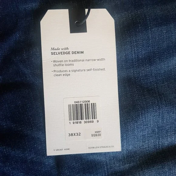 🌈 Authentic Levi's 511 Premium Selvedge jeans SOLD - Picture 3 of 4